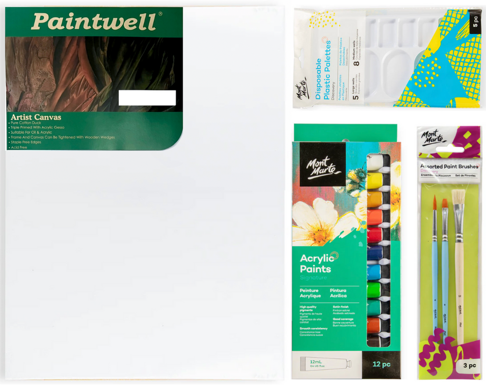 Paint & Sip Kit Paint Along