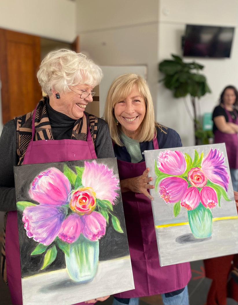 Private Session | Art Session for Seniors – Paint Along